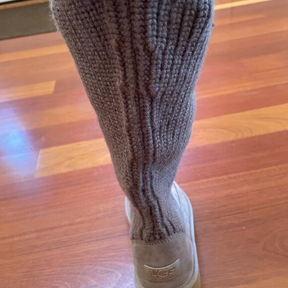 NEW UGG Suburb Crochet Tall Boots Size 6 - Picture 6 of 6